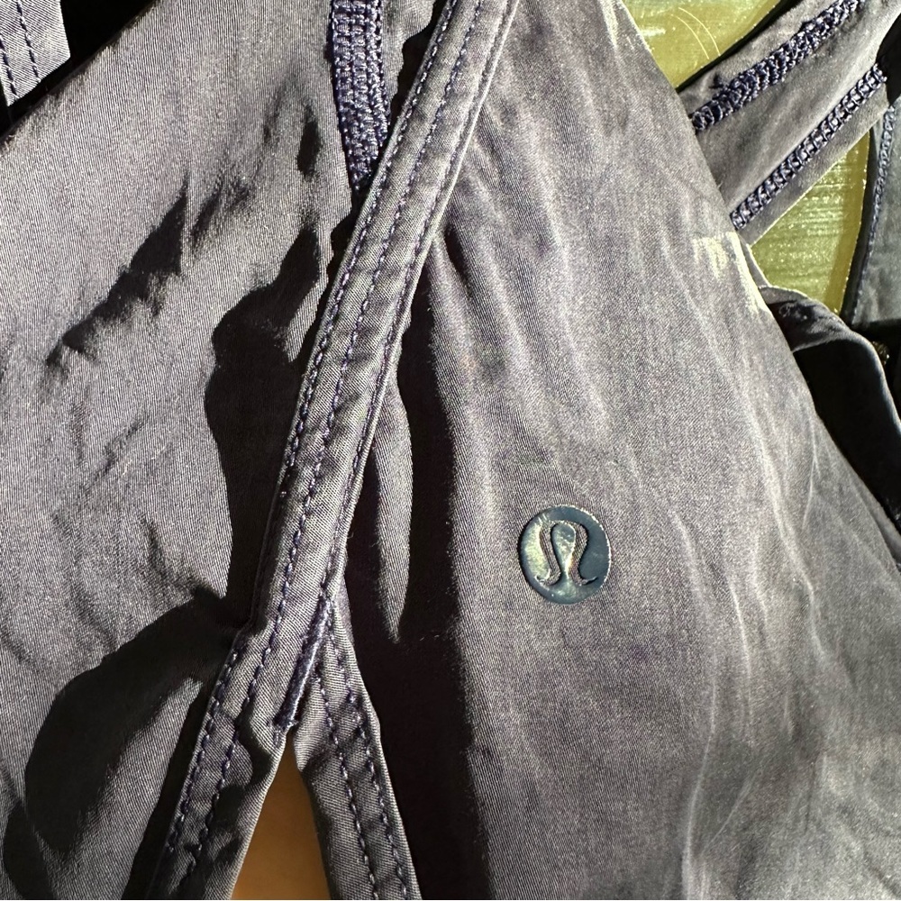 Lululemon Athletica Navy Lyocell Blend Tank Top XS - Picture 3 of 7